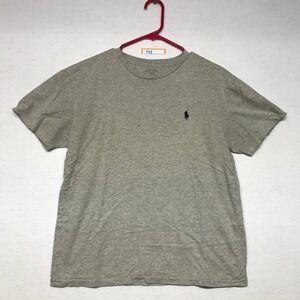 Polo Ralph Lauren Mens Heather Grey Short Sleeve Pony Logo T-Shirt Size M